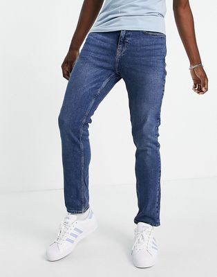 New Look Slim Jeans in Midwash Blue-Blues