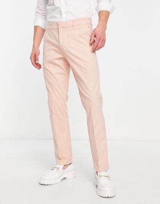 New Look slim suit pants in pink