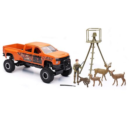 New Ray Truck & Deer Wildlife Hunter Toy Set