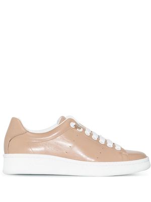 NEW STANDARD Reset leather low-top trainers - Neutrals