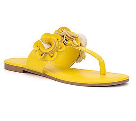 New York & Company Liana Flower Sandal