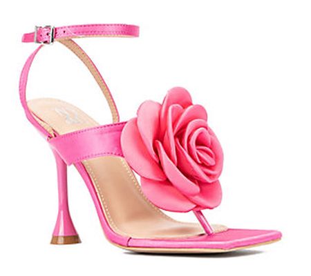 New York & Company Women's Satin Heels - Peony