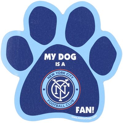 New York City FC Paw Car Magnet