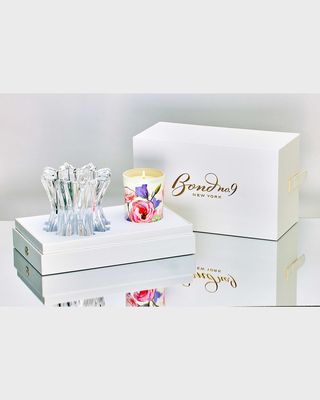 New York Flowers Refillable Candle Set