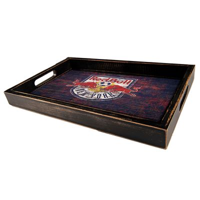 New York Red Bulls 20'' x 12'' Distressed Serving Tray