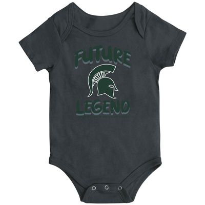 Newborn & Infant Colosseum Black Michigan State Spartans Core Bodysuit