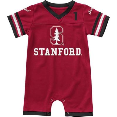 Newborn & Infant Colosseum Cardinal Stanford Cardinal Bumpo Football Logo Romper