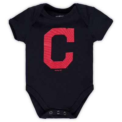 Newborn & Infant Navy Cleveland Indians Team Primary Logo Bodysuit