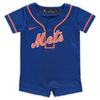 Newborn & Infant Nike Royal New York Mets Official Jersey Romper