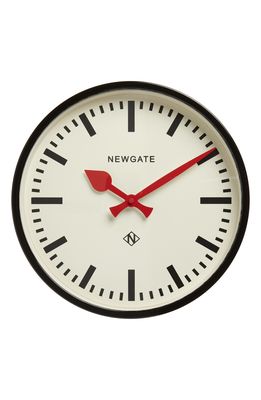 Newgate Luggage Wall Clock in Black