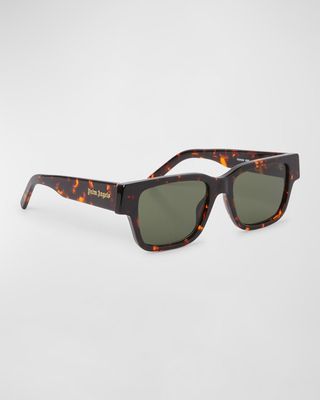 Newport Acetate Rectangle Sunglasses