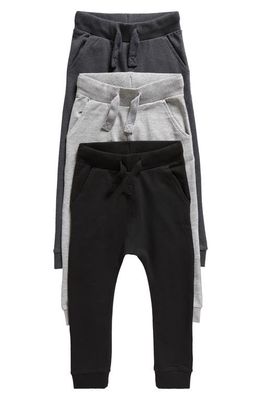NEXT Kids' Assorted 3-Pack Superskinny Joggers in Monochrome
