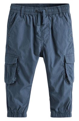 NEXT Kids' Lined Cargo Joggers in Blue