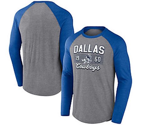 NFL Dallas Men's Long Sleeve Raglan Tee