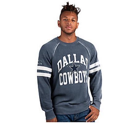 NFL Dallas Starter French Terry Crew Neck Sweatshirt