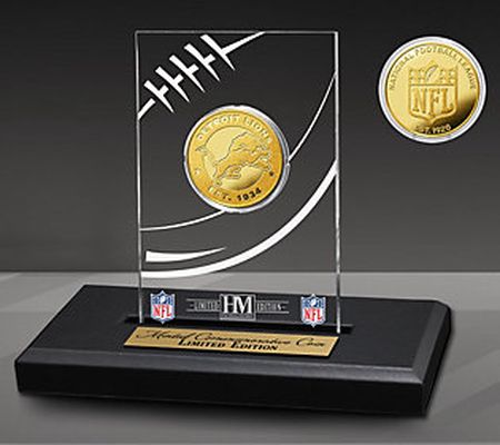 NFL Gold Coin Acrylic Display