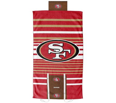 NFL Lateral Comfort Towel with Foam Pillow by T eNorthwest