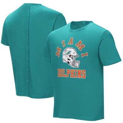 NFL Men's Aqua Miami Dolphins Field Goal Assisted T-Shirt