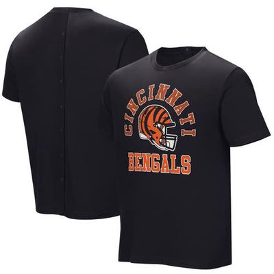 NFL Men's Black Cincinnati Bengals Field Goal Assisted T-Shirt