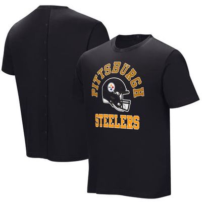 NFL Men's Black Pittsburgh Steelers Field Goal Assisted T-Shirt
