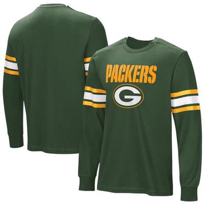 NFL Men's Green Green Bay Packers Hands Off Long Sleeve Adaptive T-Shirt