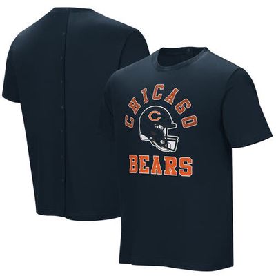 NFL Men's Navy Chicago Bears Field Goal Assisted T-Shirt