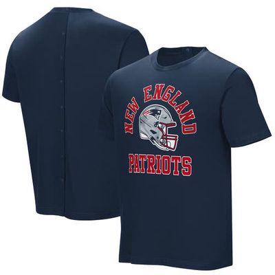 NFL Men's Navy New England Patriots Field Goal Assisted T-Shirt