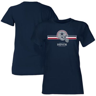 NFL Women's Navy Dallas Cowboys National Medal of Honor Museum Foundation T-Shirt