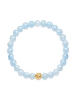 Nialaya Jewelry aquamarine beaded bracelet - Blue