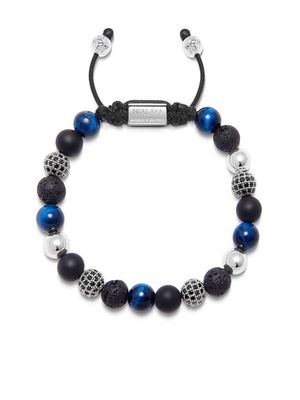 Nialaya Jewelry beaded multi-stone bracelet - Black