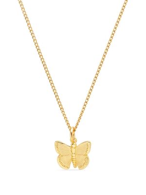 Nialaya Jewelry butterfly-pendant necklace - GOLD
