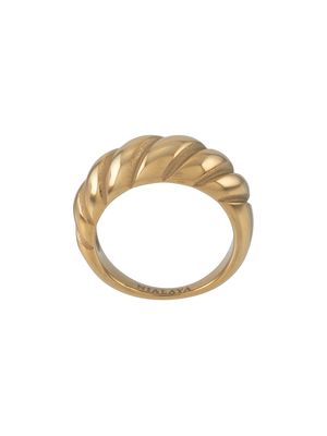 Nialaya Jewelry Croissant band ring - Gold