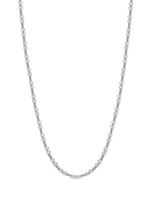 Nialaya Jewelry figaro-link chain necklace - Silver