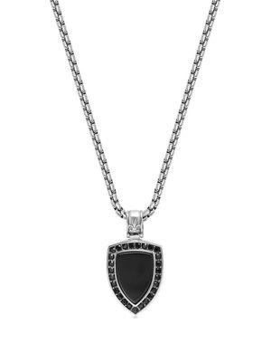 Nialaya Jewelry gemstone chain-link necklace - Silver