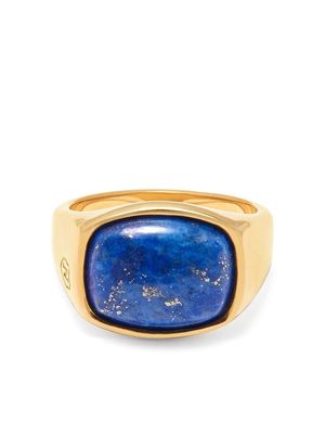 Nialaya Jewelry gemstone signet ring - Gold