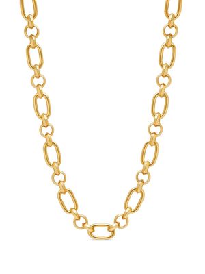 Nialaya Jewelry gold-plated cable-link necklace