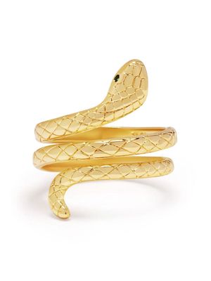 Nialaya Jewelry gold-plated snake ring