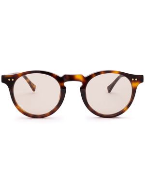 Nialaya Jewelry Malibu round-frame sunglasses - Brown
