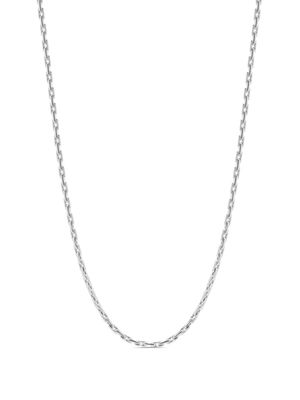 Nialaya Jewelry paperclip-chain necklace - Silver
