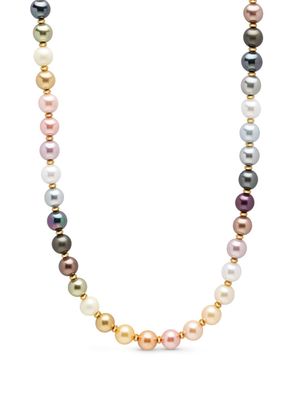 Nialaya Jewelry pearl beaded necklace - Pink