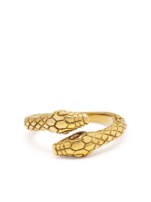 Nialaya Jewelry Vintage Snake ring - Gold