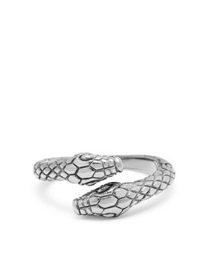 Nialaya Jewelry Vintage Snake ring - Silver