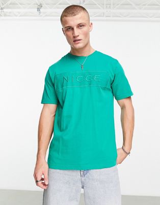 Nicce hegira T-shirt in bottle green