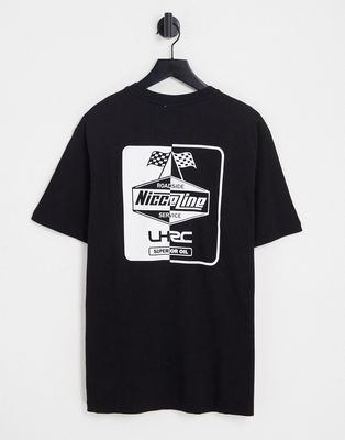 Nicce motorsport service backprint t-shirt in black