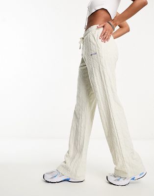 NICCE rue terry pants in off white