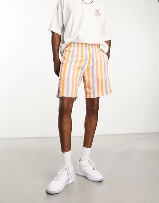 Nicce summer series shorts in multicolored logo stripes - part of a set