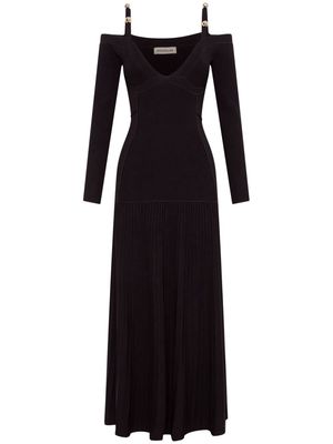 Nicholas Addison ribbed midi dress - Black