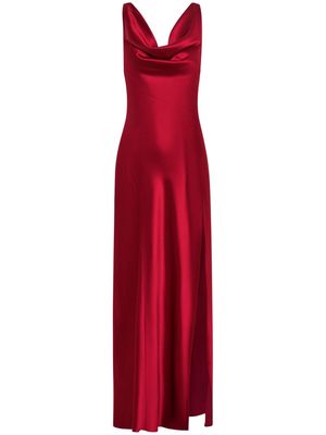 Nicholas Alfina cowl-neck gown - Red