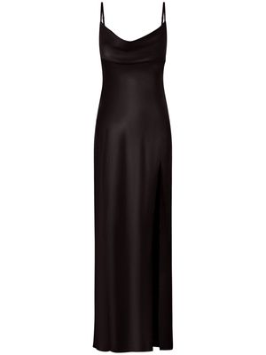 Nicholas Ariel silk slip gown - Black