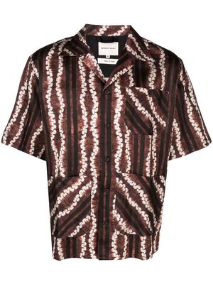 Nicholas Daley Aloha tie-dye shirt - Brown